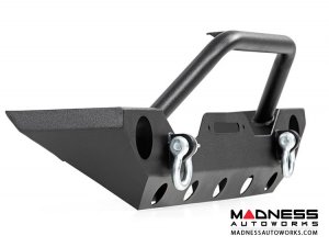 Jeep Wrangler JK Black Full Width Front Bumper w/ Winch Mount (2007 - 2018) Jeep Wrangler JK Black Full Width Front Bumper w/ Winch Mount (2007 - 2018)